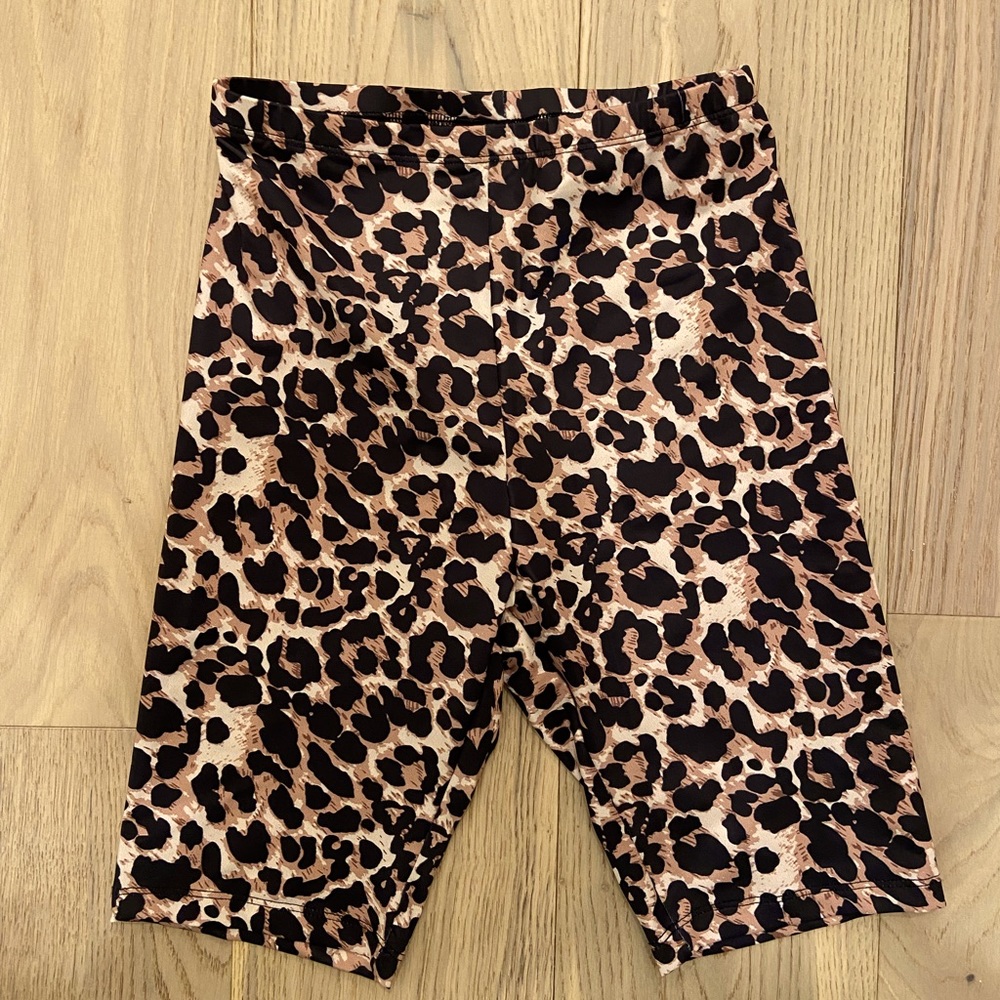 High rise biker shorts